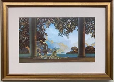 Maxfield Parrish "Daybreak" CUSTOM FRAMED Art Print Time
