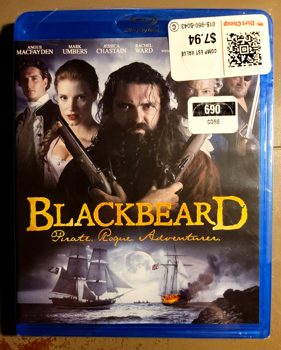 NEW - Blackbeard [Blu-ray, 2006] TV Miniseries Richard