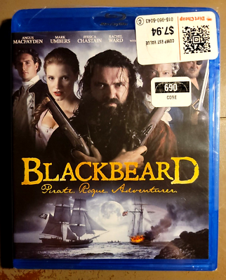 NEW - Blackbeard [Blu-ray, 2006] TV Miniseries Richard Chamberlain