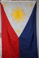 Fahne Phillippinen philipinische Flagge Nationalflagge mit 2 Ösen 125 x 290 cm