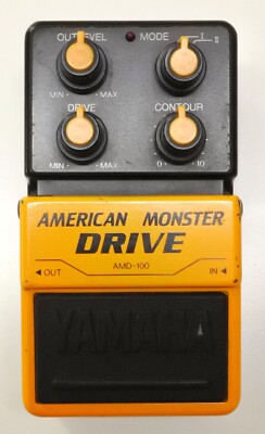 YAMAHA AMD-100 American Monster Drive Guitar Effects Pedal MIJ #5 DHL or EMS