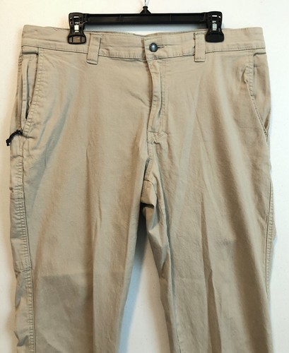 Columbia Sportswear Pants Men’s Size 36x31 Beige Cargo Slim Fit Mid Rise - Picture 2 of 13