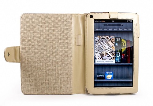 Amazon Kindle Fire 7" Tablet Premium Natural Hemp Safe Slim Stand Case Cover - Picture 5 of 34
