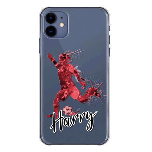 Personalised Phone Case for Samsung Note20/9/J Initial Football Clear Hard Cover - Picture 11 of 20