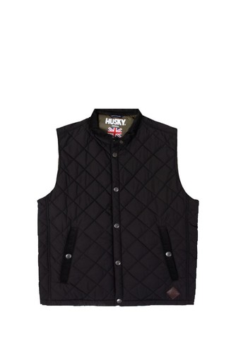 SMANICATO Jacket HUSKY ORIGINAL GIACCA GILET PHILIP BLACK NERO New 2023 159€ - Imagen 3 de 3