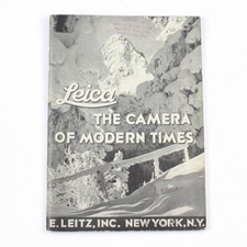 Leica "The Camera of Modern Times" - Catalog Booklet No. 1244, 4th Ed., 1936
