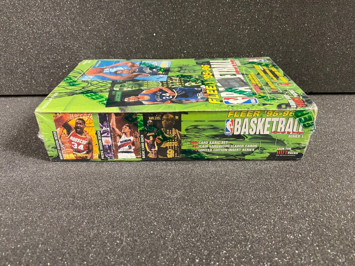 1995-96 FLEER BASKETBALL HOBBY BOX SERIES ONE FACTORY SEALED 1995-96 FLEER BASKETBALL HOBBY BOX SERIES ONE FACTORY SEALED