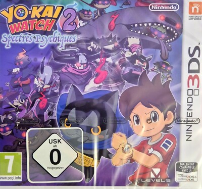 Yo-Kai Watch 2: Spectres Psychiques (Nintendo 3DS, 2017) - NEU OVP Sealed