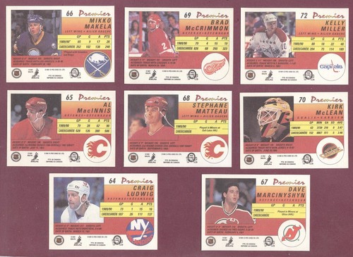 1990-91 O PEE CHEE 90-91 OPC PREMIER NHL HOCKEY CARD 1-132 SEE LIST - Picture 145 of 265