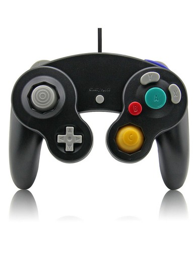 Manette Pad Joystick filaire Pour Console Nintendo GameCube & Wii - Noir - Picture 4 of 9