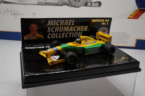 MINICHAMPS / F1'92 BENETTON FORD B192 - MICHAEL SCHUMACHER- 1:64 SCALE MODEL CAR - 第 1/6 張圖片