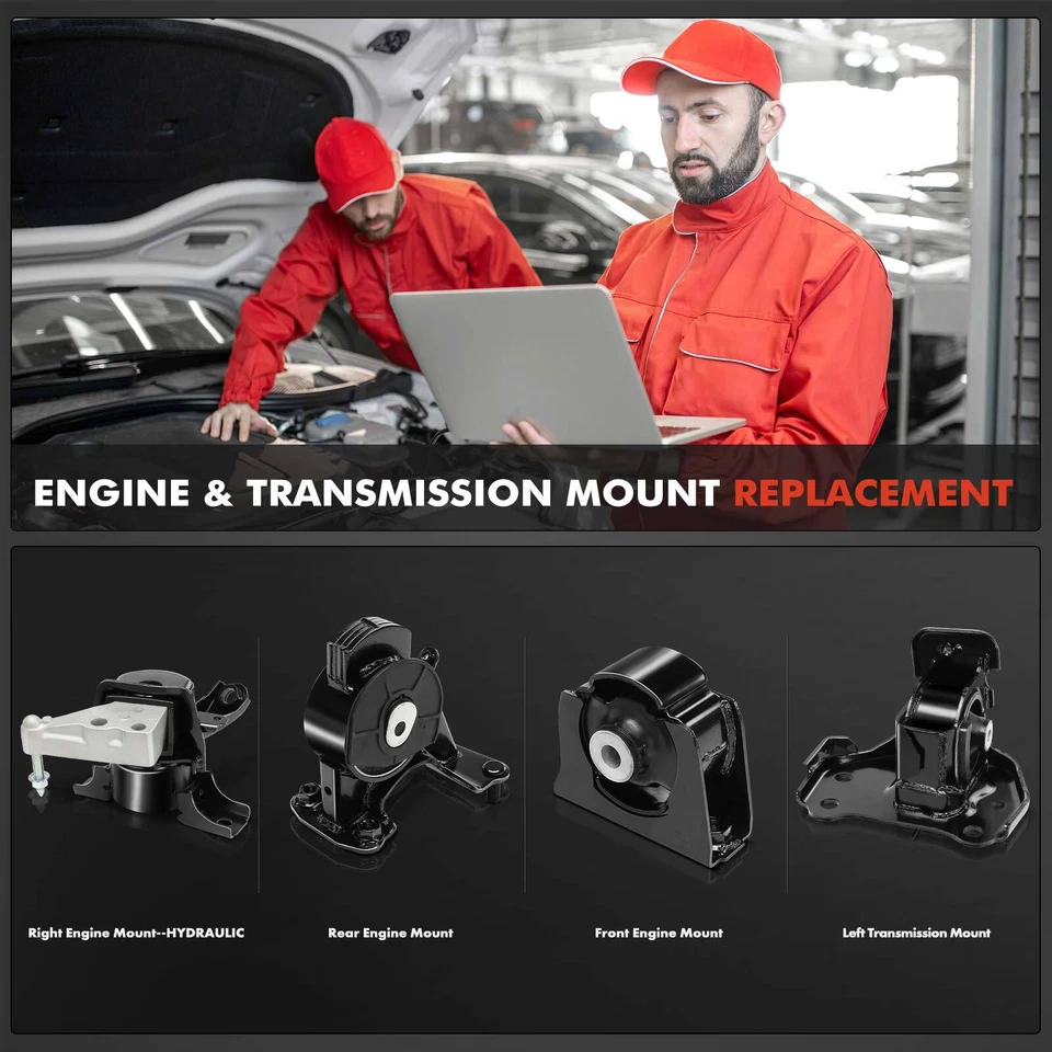 4x Montaje de motor y transmisión para Toyota RAV4 2016-2019 Lexus NX300h 2,5 L Foto 2 de 4