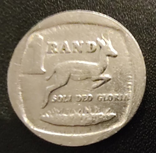 South Africa 1994, 1 Rand "Soli Deo Gloria" / "Glory To God Alone" High Grade!! - Picture 4 of 8
