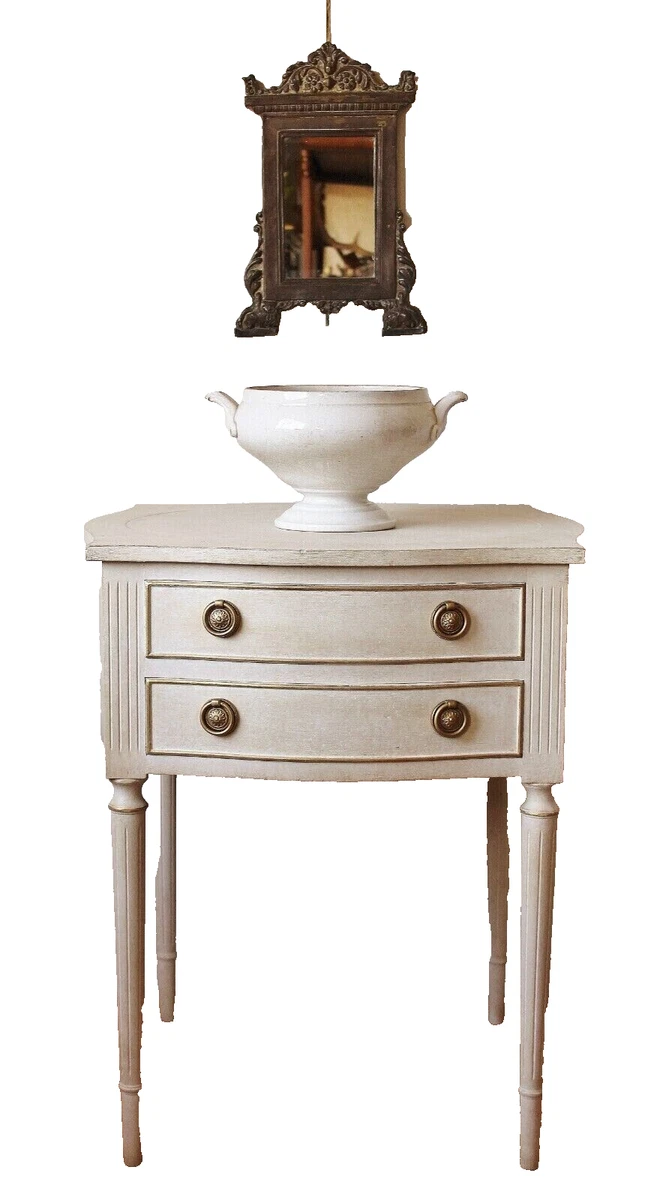 Gustavian bedside sale table