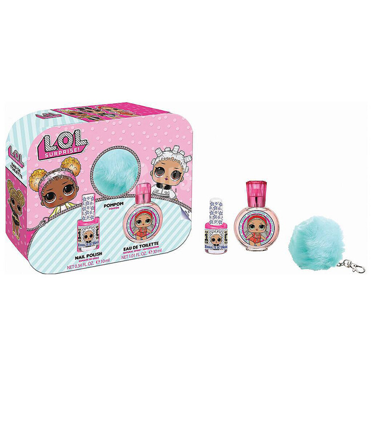 LOL SURPRISE Cofanetto bambina smalto + edt + pompom portachiavi
