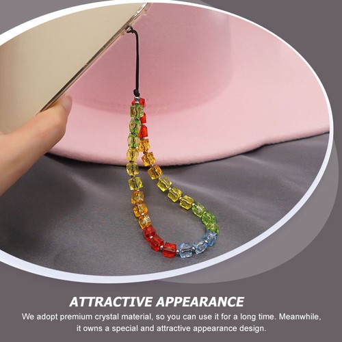 Mobile Phone Chain Lanyard Wristlet Strap Hanging Rope Miss Cellphone Charm - Photo 10 sur 12