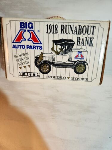 Ertl Die Cast 1918 Ford Runabout Bank-Big A Auto Parts Stock# 1324