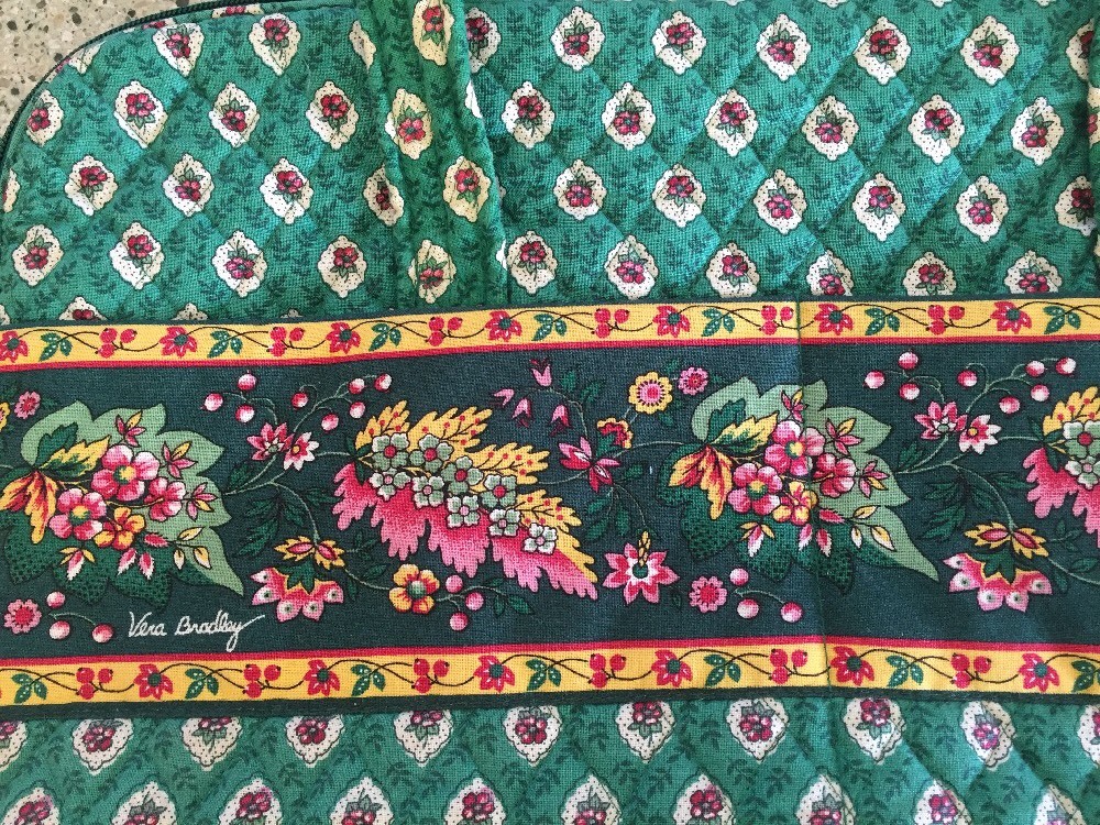 Vera Bradley Retired Rare 110 Bag in Greenfield Pattern Excellent