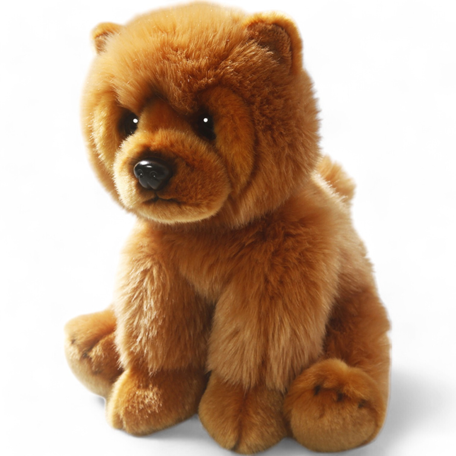Carl Dick Chow-Chow Dog sitting, Soft Toy, Cuddly Toy