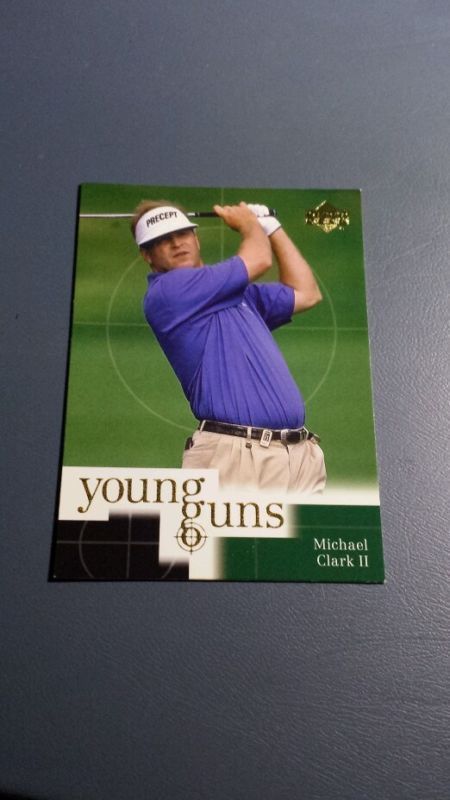 MICHAEL CLARK II 2001 UPPER DECK GOLF CARD # 87 B7427