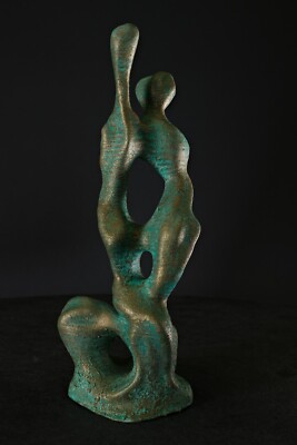 ''Duce'' sculpture, plastic art unique signed Prof. em. Andreas Loeschner-Gornau