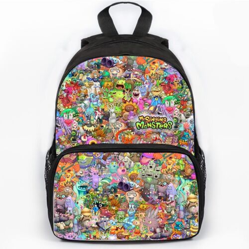 My Singing Monsters Backpack Waterproof Schoolbag Travel Bag Sport Backpacks - Picture 48 of 51