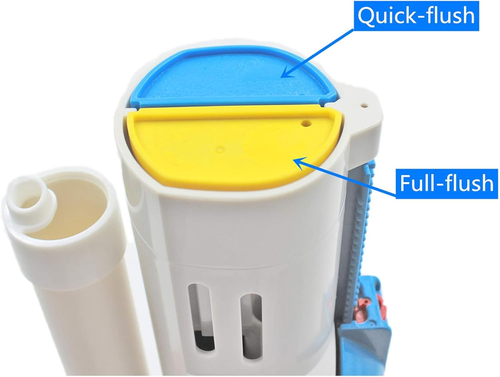 Toilet Flush Valves 2-Inch Dual Flush Valve Replacement Kit for 2-Piece Toilet T - Picture 6 of 12