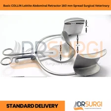 Basic COLLIN Loktite Abdominal Retractor 160 mm Spread Surgical Veterinary