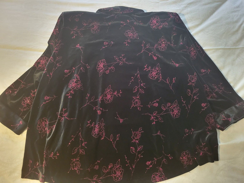 Black Party Sleeveless Dress with Open Front Jacket NWT size 34W Another Thyme - Picture 4 of 16