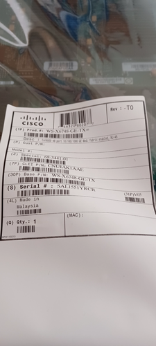Cisco - WS-X6748-GE-TX - Cisco 48 Port Gigabit Ethernet Switch - Picture 4 of 5