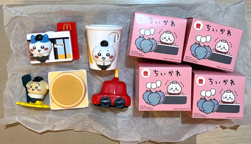 Figurines Chiikawa McDonald's Happy Meal 2025 - Set Complet 8 Types - Neuf, Japon