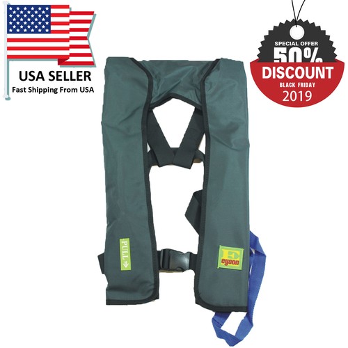 New Year Sales Manual Life Jacket Vest Inflatable PFD Survival Floatation New - Picture 14 of 14