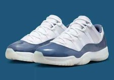 Jordan 11 Retro Low White Midnight Navy Men's Size US 7-12 New