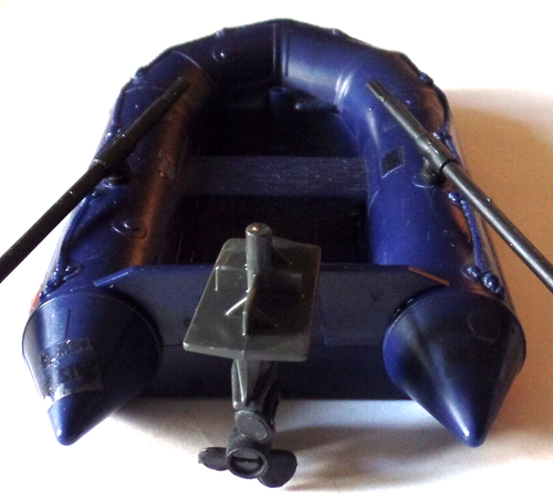 Vintage Distressed 1985 HASBRO 878 M-3869 Military Boat Toy - Foto 4 di 7