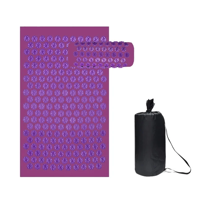Yoga Mat Cushion Foot Massager Needle Applicator for Pilates Fitness Body Relief