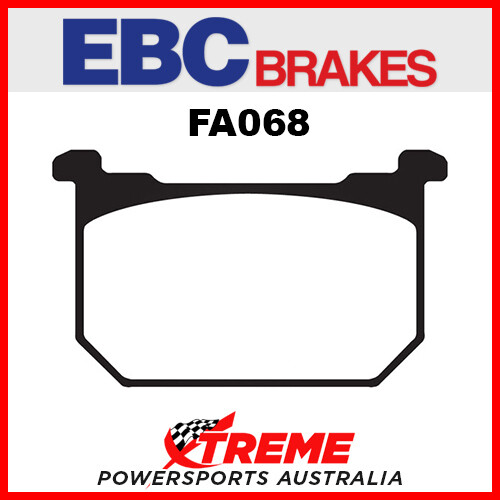 EBC Kawasaki Z 750 Y1 LTD 1982 HH Sintered Front Brake Pad FA068HH - Picture 1 of 3