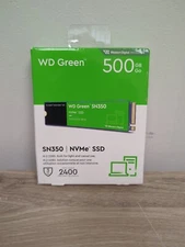 500GB WD Green SN350 NVMe Internal SSD Solid State Drive - Gen3 PCIe, M.2 228...