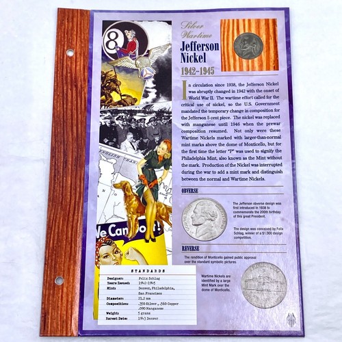 U.S. Commemorative Gallery Collector's Book 10 Coins Cardboard Display Pages #1 - Picture 5 of 12