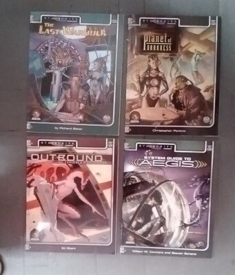 Lot: 4 Stardrive TTRPG Supplements. TSR / WOTC 1998-2000. Very Good+ Condition
