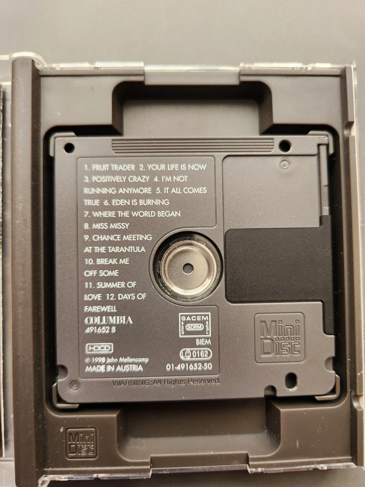 John Mellencamp Minidisc MD 1998 - Bild 4 von 4