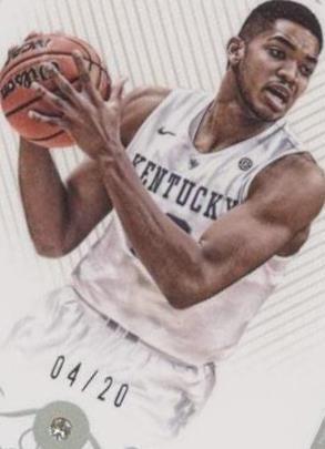 2016 Panini National Treasures Karl Anthony Towns Adidas Tag Patch