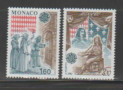 MONACO STAMPS 1982 EUROPA HISTORIC EVENTS MNH - MONA152 - Picture 1 of 1