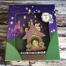 Loungefly Disney Tangled RAPUNZEL & PASCAL Jumbo Sliding Pin