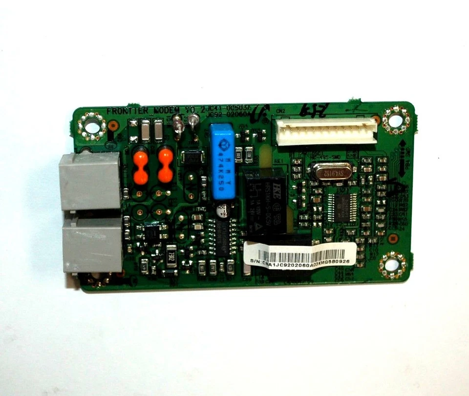 Samsung CLX-3175FW Phone Fax Card Modem Board CLX-3175FN, CLX-3170FN JC92-02060A - Image 2 of 4