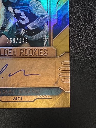 2017 Gold Standard Jamal Adams Golden Rookies /149 RC Auto - Picture 5 of 11