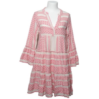 Devotion Twins, Kleid, Größe: XS, Pink/Weiß, Baumwolle, Sonstiges, Damen #jQm