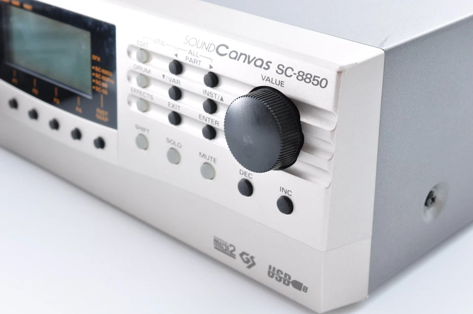 Roland SC-8850 MIDI Sound Module Synthesizer 1999 w/Power Cord Working ZM68379 - Image 3 of 4