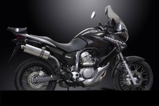 HONDA XLV 700 TRANSALP-08/14-SILENCIEUX ECHAPPEMENT OVALE INOX 350 mm-DELK