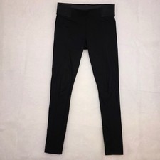 H M Basic Black Stretch Leggings Women  s Size M Pull On Skinny Pants
