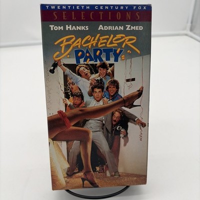 Bachelor Party (VHS, 1984) Tom Hanks. Tested. Works. Fast shipping. 